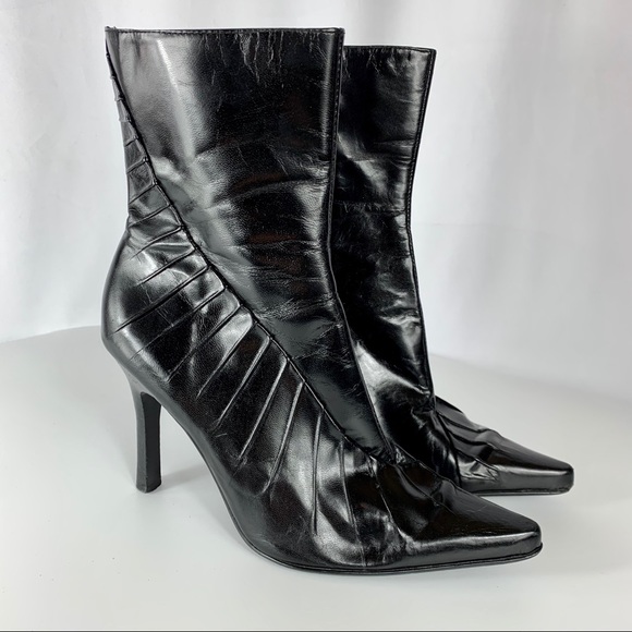 Nine West Shoes - NINE WEST Black High Heel Ankle Boots, Size 7